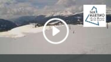 Blick auf die Piste (1.984 m)