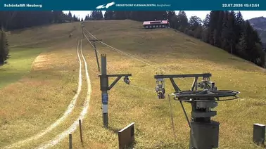 Blick auf die Bergstation der Heubergbahn (1.380 m)