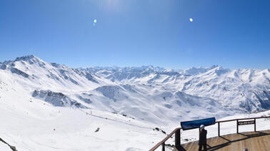 Ausblick von der Bergstation (2.741 m)
