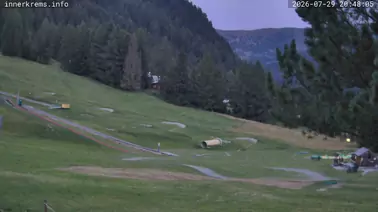 Blick zur Tubingbahn in der Innerkrems