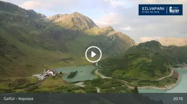Blick auf den Kopssee zwischen Galtür und Gaschurn-Partenen (1.850 m)