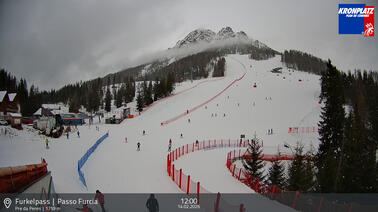 Blick auf den Furkelpass (1.759 m)