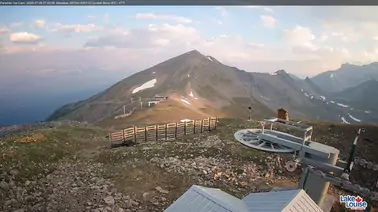 Blick von der Bergstation des Paradise-Lifts