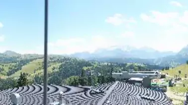 Blick vom Moritzino Club Alta Badia (2.100 m)