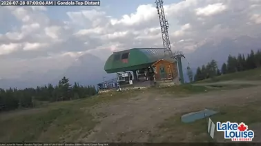 Blick auf die Lodge (2.015 m)