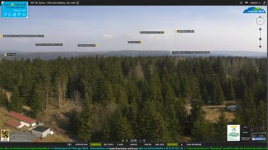 Blick vom Bleßberg (867 m)