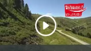 Blick auf die Wildkogel Arena (1.904 m)