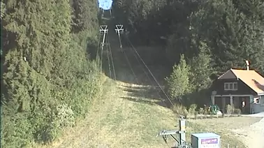 Blick auf eine Lifttrasse