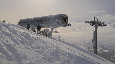 Ausstieg Divide Sessellift (2.750 m)