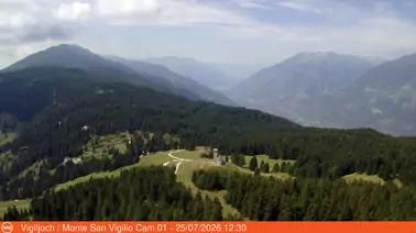 Blick vom Vigiljoch auf die Bergwelt
