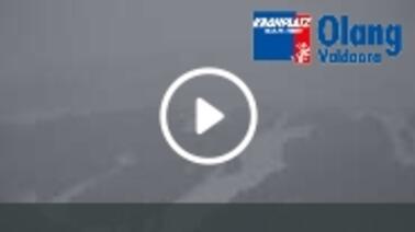 Blick auf das Skigebiet Kronplatz mit der Piste Olang (1.275 m)