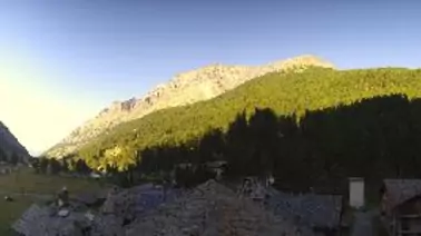 Blick auf Rhemes Notre Dame im Aostatal (1.735 m)