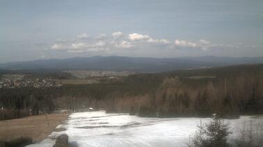 Blick auf die Pisten am Geißkopf
