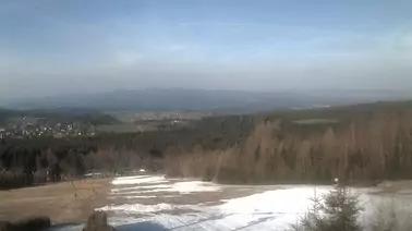 Blick auf die Pisten am Geißkopf