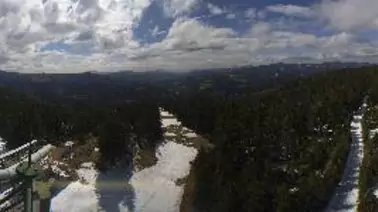 Blick auf die Bergstation am Hauereck (1.320 m)