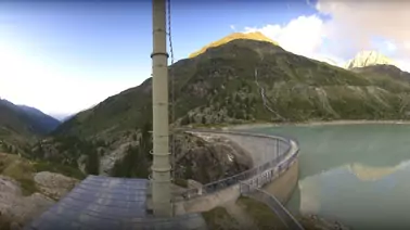 Stausee und Staumauer Turtmanntal