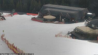 Blick auf die MIttelstation