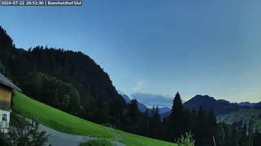 Blick aufs Gebirge 