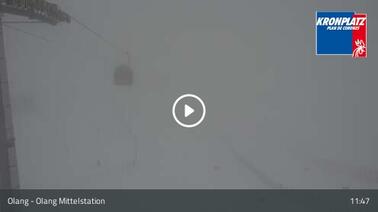 Blick auf die Station (2.070 m)