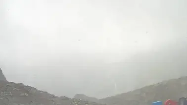 Blick von der Talstation der Kabinenbahn am Presena-Gletscher (3.069 m)