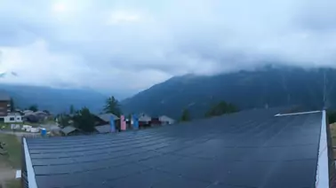 Blick von der Talstation Bellwald (1.611 m)