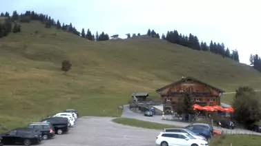 Blick auf die Walleralm im Oberen Sudelfeld
