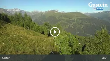 Blick auf die Bergstation des Graukogels (2.005 m)