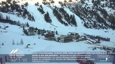 Blick auf Obertauern