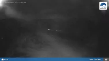 Venet Webcam Blick über Gipfelhütte/West