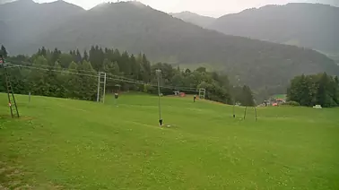 Blick auf die Pisten am Unternberg