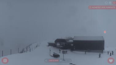 Blick auf die Bergstation Vallée Blanche