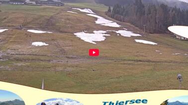 Blick auf die Pisten am Schneeberg Thiersee