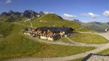 Rundblick von der Bergstation der Valisera-Bahn (2.096 m)